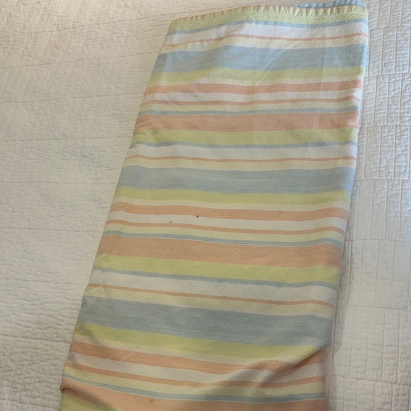 Hand Loom 100% Cotton Pastel Tablecloth Vintage Fabric - Picture 8 of 9